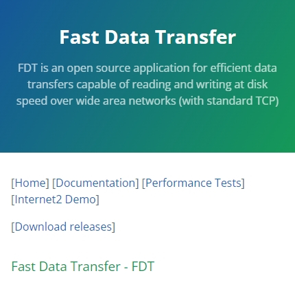 fast data transfer screenshot